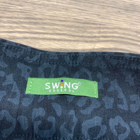 Athletic Skirt Swing Control Skort Womens Size 6 Black Leopard Stretch Golf - Picture 3 of 7